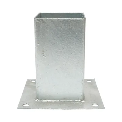 Supporto per palo quadrato applicato 81 × 81 × 150 mm - immagine 2