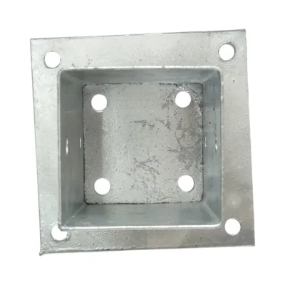 Supporto per palo quadrato applicato 81 × 81 × 150 mm - immagine 3
