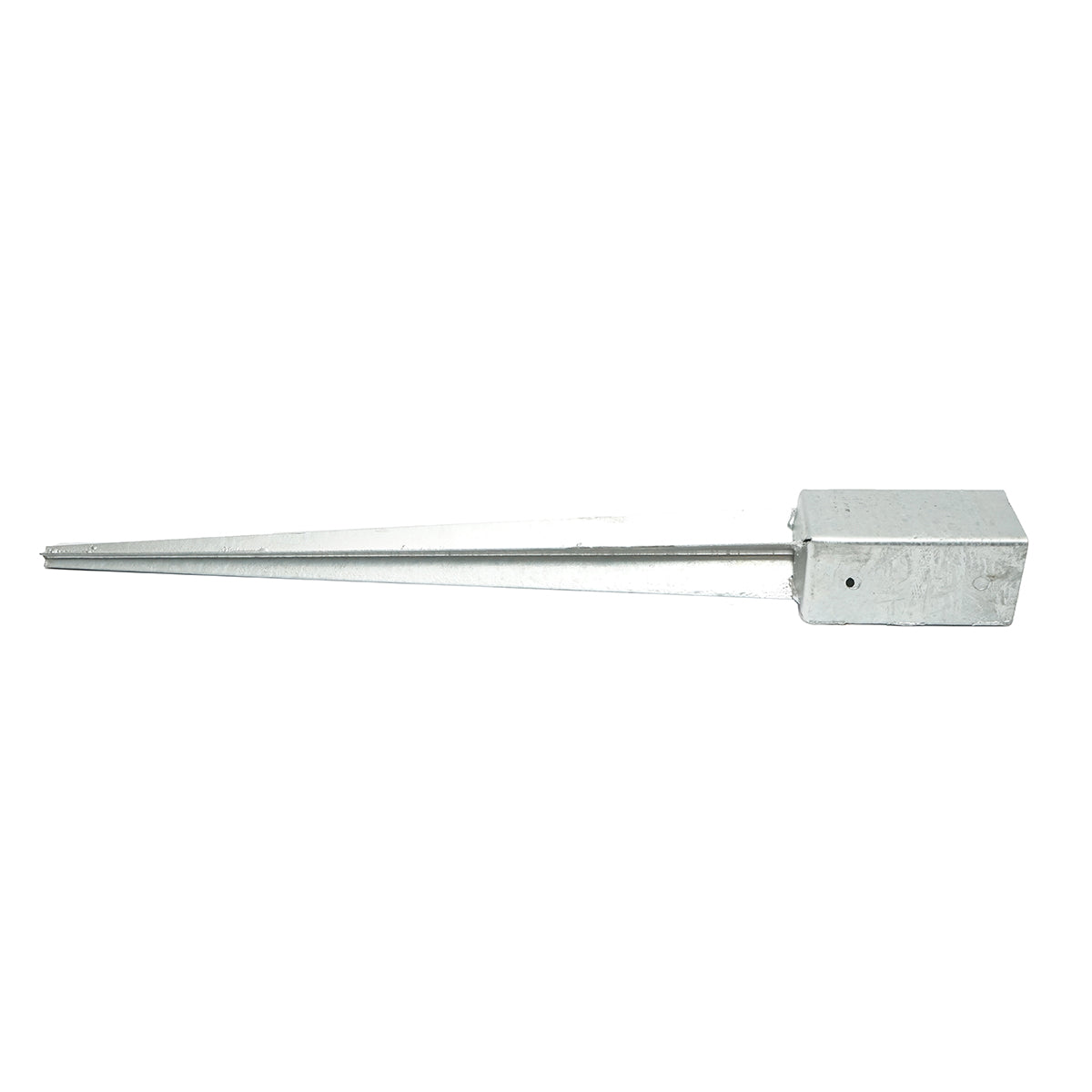 Supporto per palo tipo picchetto 71x71x750mm, acciaio zincato, galvanizzato - immagine 3