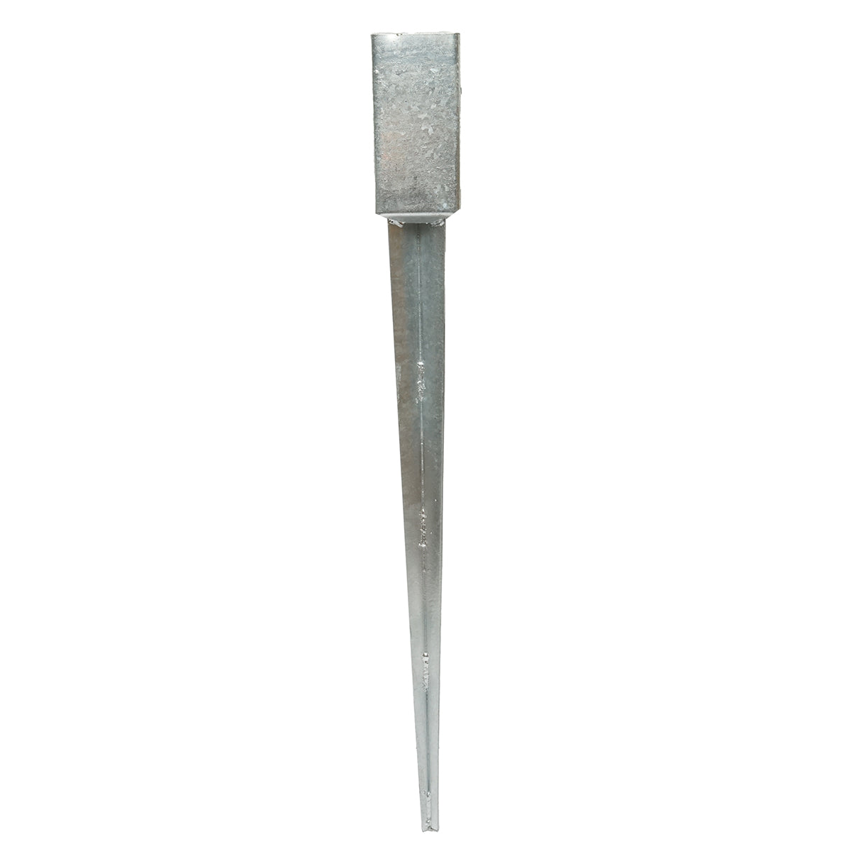Supporto per palo tipo picchetto 71x71x750mm, acciaio zincato, galvanizzato - immagine 2