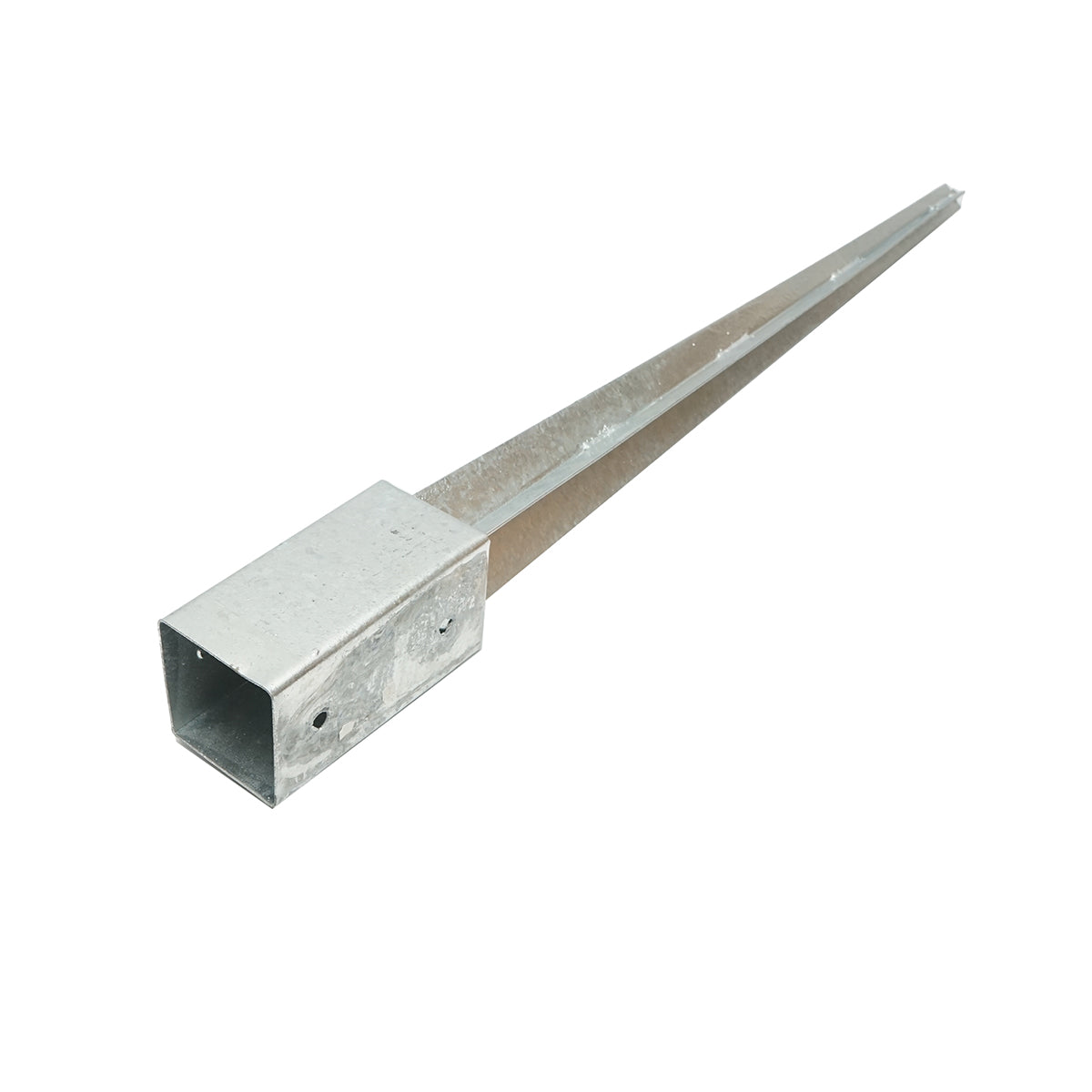 Supporto per palo tipo picchetto 71x71x750mm, acciaio zincato, galvanizzato - immagine 4