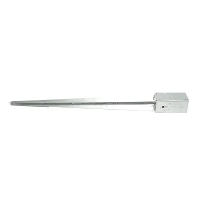 Supporto per palo tipo picchetto 71x71x900mm, acciaio zincato, galvanizzato - immagine 2