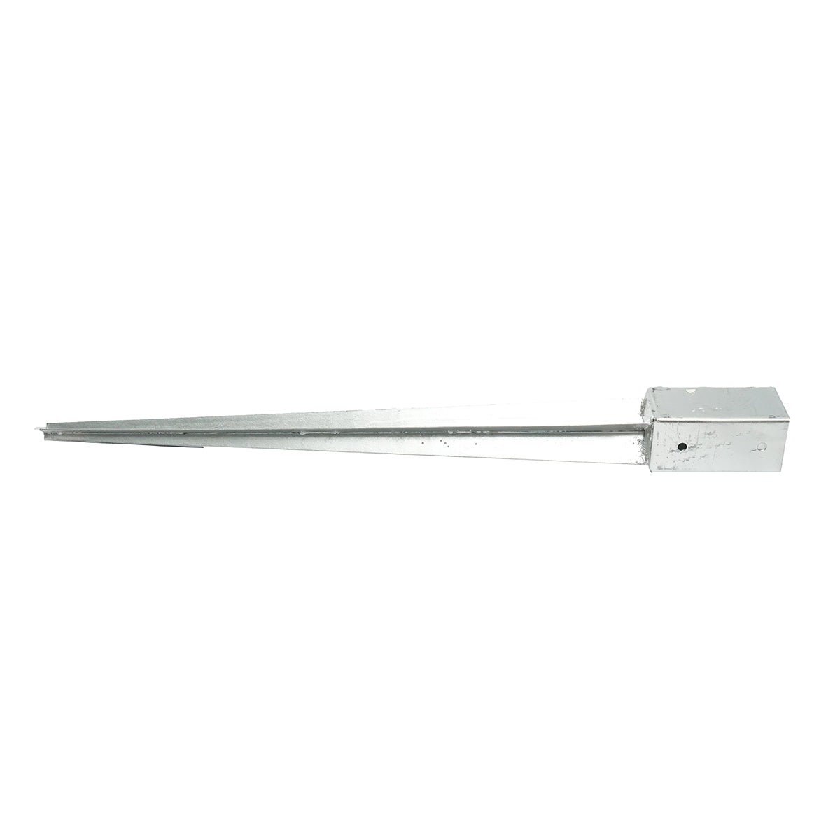 Supporto per palo tipo picchetto 71x71x900mm, acciaio zincato, galvanizzato - immagine 2