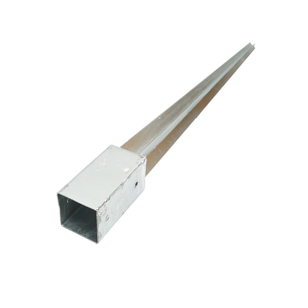 Supporto per palo tipo picchetto 71x71x900mm, acciaio zincato, galvanizzato - immagine 3