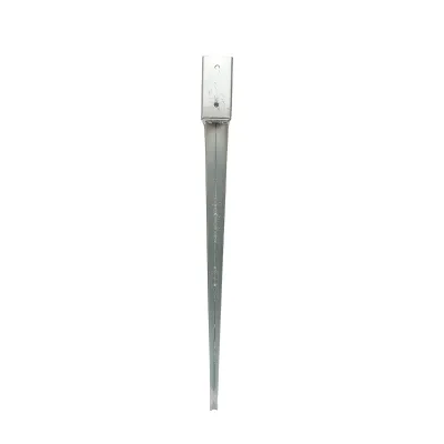 Supporto per palo tipo picchetto 71x71x900mm, acciaio zincato, galvanizzato - immagine 5