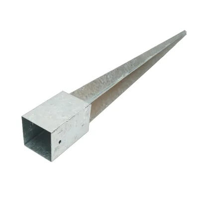 Supporto per palo tipo picchetto 91x91x900mm, acciaio zincato, galvanizzato - immagine 3