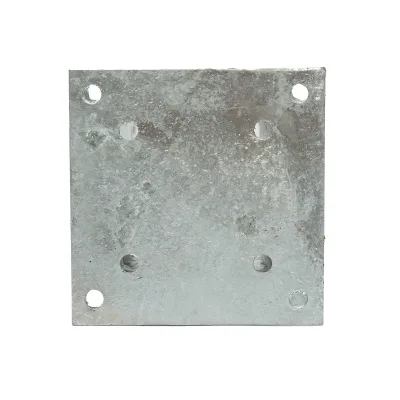 Supporto per palo, montaggio con viti 91x91x150, acciaio zincato, galvanizzato - immagine 4