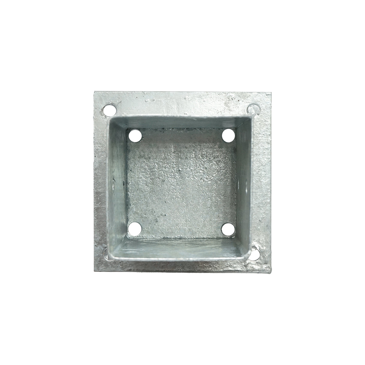 Supporto per palo, montaggio con viti 91x91x150, acciaio zincato, galvanizzato - immagine 3