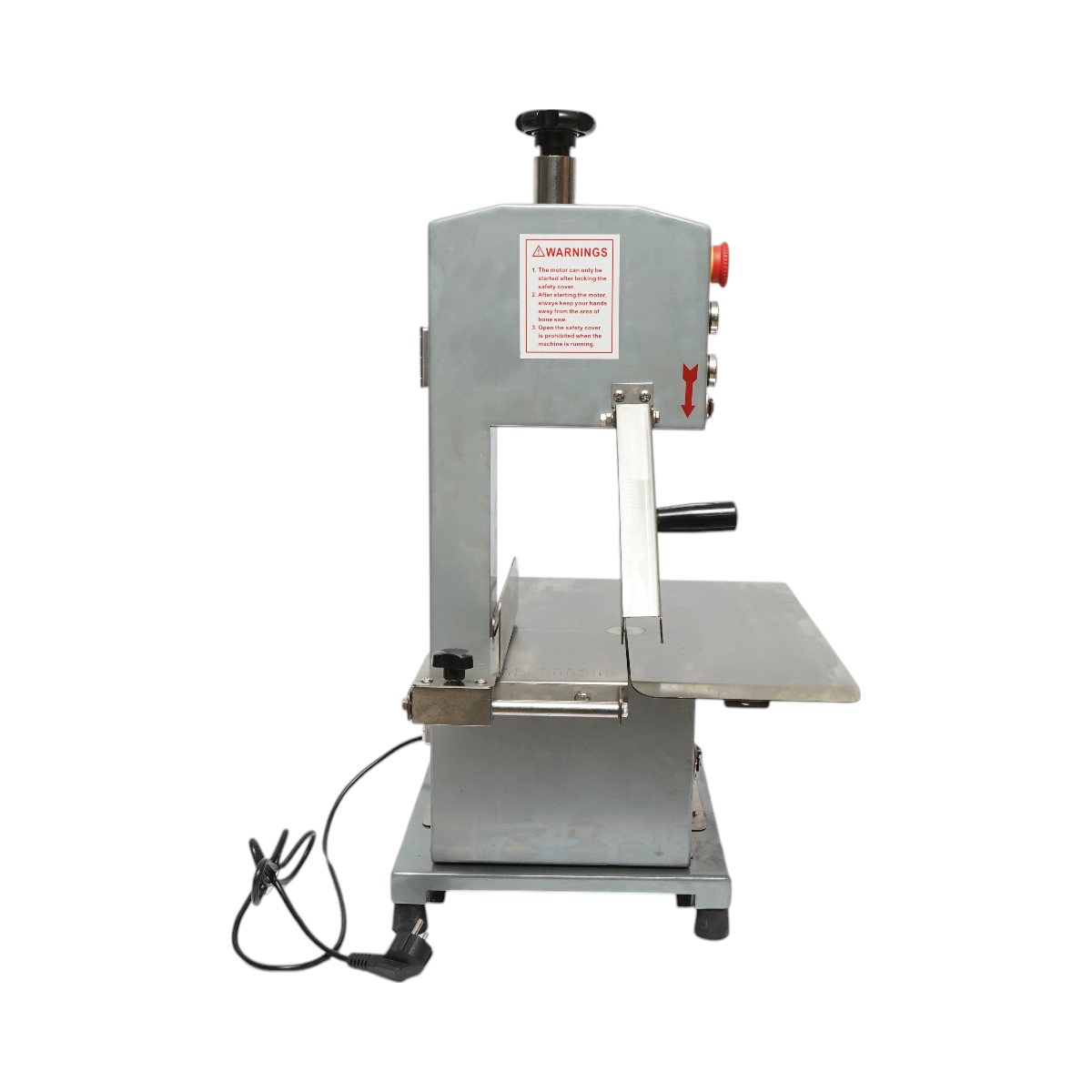 Tagliatrice elettrica per carne e ossa 850W, 220V, velocità di taglio 9,5 m/s, lama 1200mm - immagine 6
