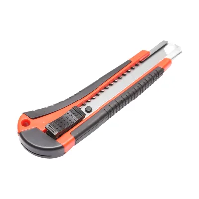 Taglierino professionale rosso-nero con impugnatura antiscivolo e funzione di bloccaggio 160mm - immagine 3