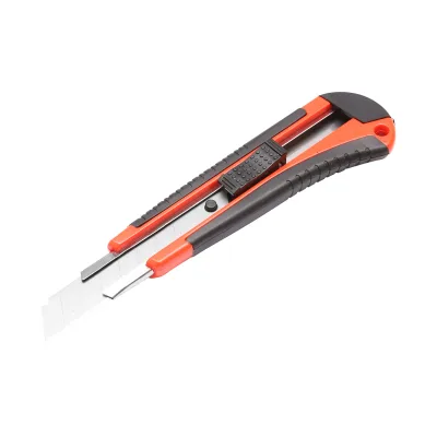 Taglierino professionale rosso-nero con impugnatura antiscivolo e funzione di bloccaggio 160mm - immagine 4