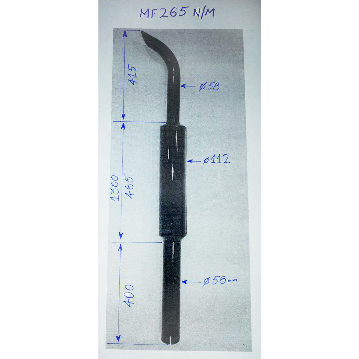 Tamburo di scarico per Massey Ferguson 265 N/M - immagine 2