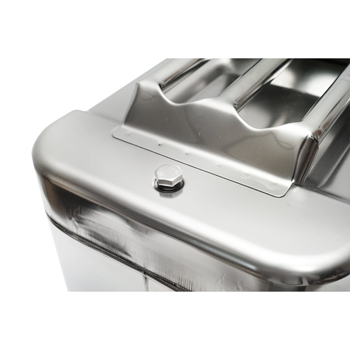 Tanica in acciaio inox da 30 litri con tubo flessibile e tappo a vite - immagine 4