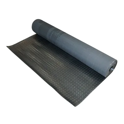 Tappetino in gomma SBR+NR senza inserto tessile e con striature 5x1400x10000mm L=10m; l=1,4m; G=5mm - immagine 2