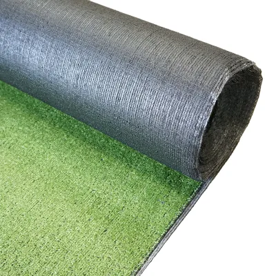 Tappeto di erba artificiale verde 2x30 m, filo 7 mm, 2 strati PP e rete PU: - immagine 5
