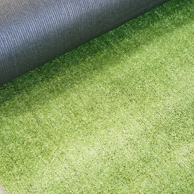 Tappeto di erba artificiale verde 3x30 m, filo 7 mm, 1 strato PP e rete PU - immagine 3