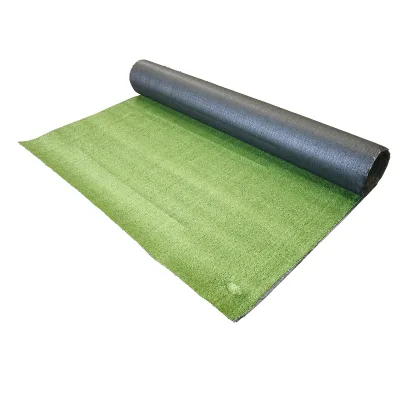 Tappeto di erba artificiale verde 4x30 m, filo 7 mm, 2 strati PP e rete PU - immagine 2