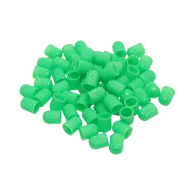 Tappi per valvole in plastica verdi - 100 pz/set