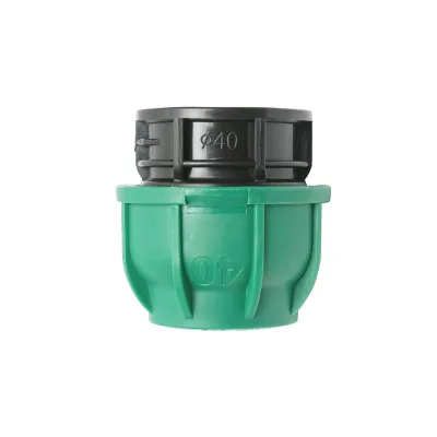 Tappo a compressione 40mm - PN16 per sistemi di irrigazione Tappo Fine Linea RACCORDO A COMPRESSIONE
