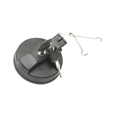 Tappo serbatoio con chiave per Case IH, Claas, Ford, John Deere, Massey Ferguson, Landini OEM 3786050M1, 4274363M1, 4280585M1, 4296020M1, 7700055371, 82011472, 84602136, 87731275, AL113 087, AL 78343, AL80633, F411201060080, 0011358050 - immagine 2