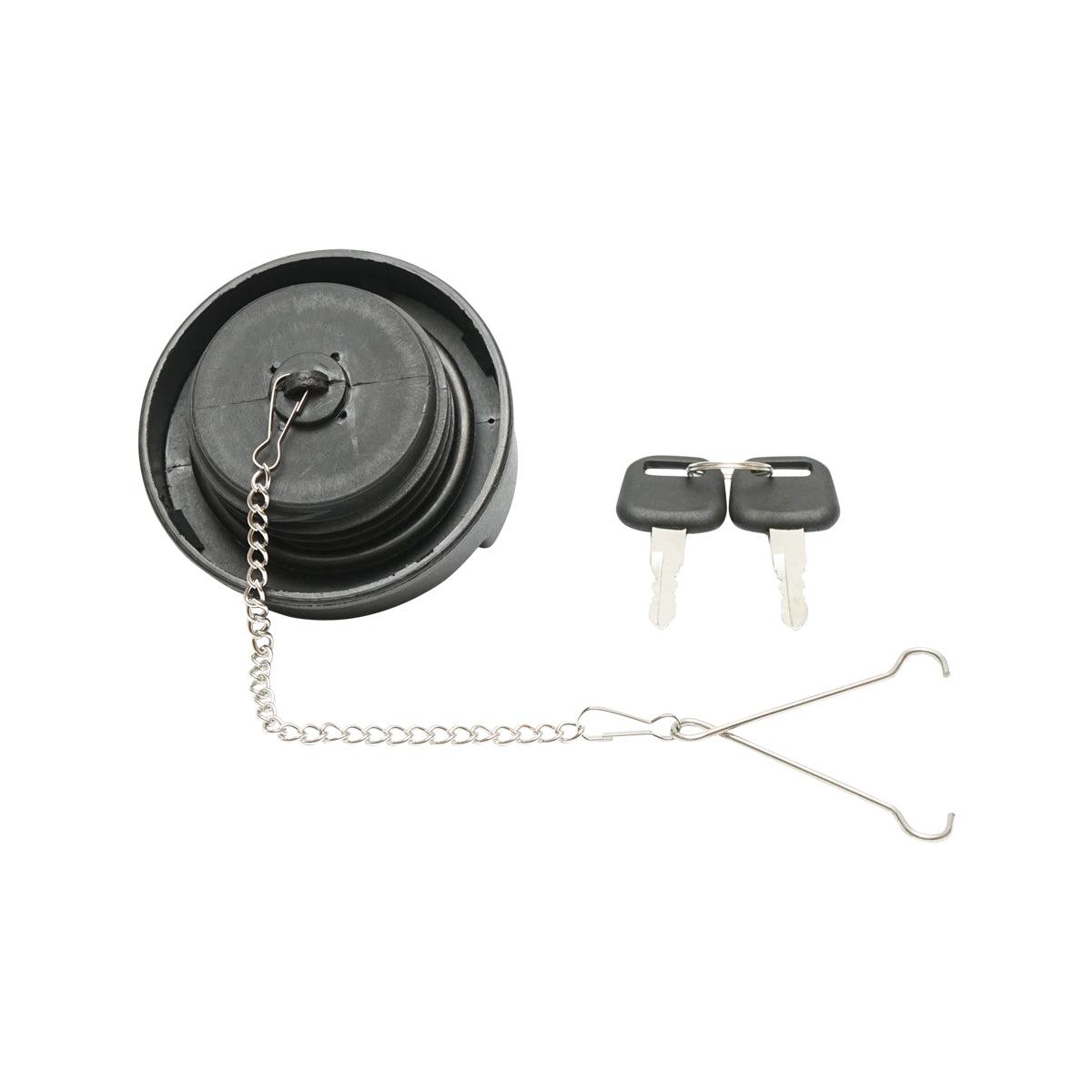 Tappo serbatoio con chiave per Case IH, Claas, Ford, John Deere, Massey Ferguson, Landini OEM 3786050M1, 4274363M1, 4280585M1, 4296020M1, 7700055371, 82011472, 84602136, 87731275, AL113 087, AL 78343, AL80633, F411201060080, 0011358050 - immagine 3