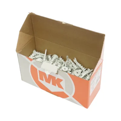 Tassello autoforante in plastica per cartongesso 14x32mm tipo chiocciola 200 pz/scatola - immagine 5
