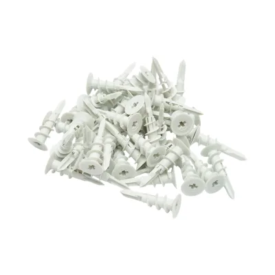 Tassello autoforante in plastica per cartongesso 14x32mm tipo chiocciola 200 pz/scatola