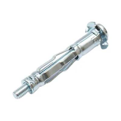 Tassello metallico per cartongesso tipo Molly 4x38mm in acciaio zincato, testa a croce 100 pz/scatola - immagine 2