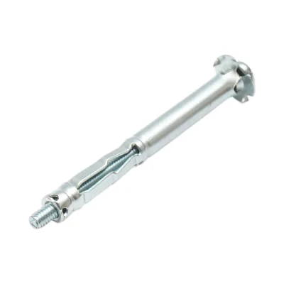 Tassello metallico per cartongesso tipo Molly 4x59mm in acciaio zincato, testa a croce 100 pz/scatola - immagine 2