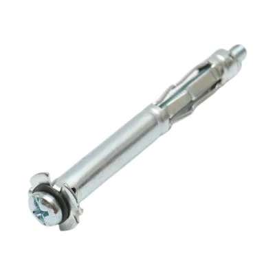 Tassello metallico per cartongesso tipo Molly 4x59mm in acciaio zincato, testa a croce 100 pz/scatola - immagine 4