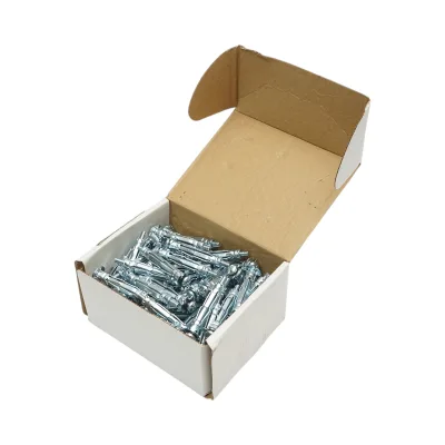 Tassello metallico per cartongesso tipo Molly 5x52mm in acciaio zincato, testa a croce 100 pz/scatola - immagine 5