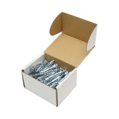 Tassello metallico per cartongesso tipo Molly 6x52mm in acciaio zincato, testa a croce 50 pz/scatola - immagine 5