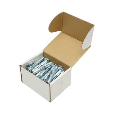 Tassello metallico per cartongesso tipo Molly 6x65mm in acciaio zincato, testa a croce 50 pz/scatola - immagine 5