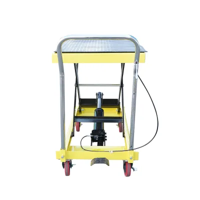 Tavolo da lavoro idraulico mobile 240-750mm, carico massimo 300Kg (forbici) - immagine 3