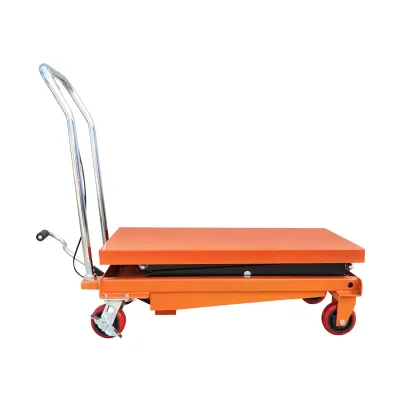Tavolo da lavoro idraulico mobile 350 Kg altezza 1300 mm (forbici) - immagine 2