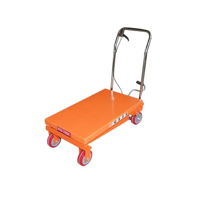 Tavolo di lavoro idraulico mobile 370-1000mm, carico massimo 750Kg - immagine 3
