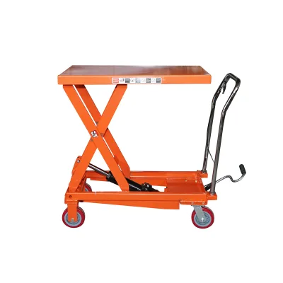 Tavolo di lavoro idraulico mobile 370-1000mm, carico massimo 750Kg - immagine 6