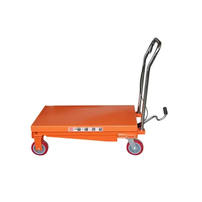 Tavolo di lavoro idraulico mobile 370-1000mm, carico massimo 750Kg - immagine 2