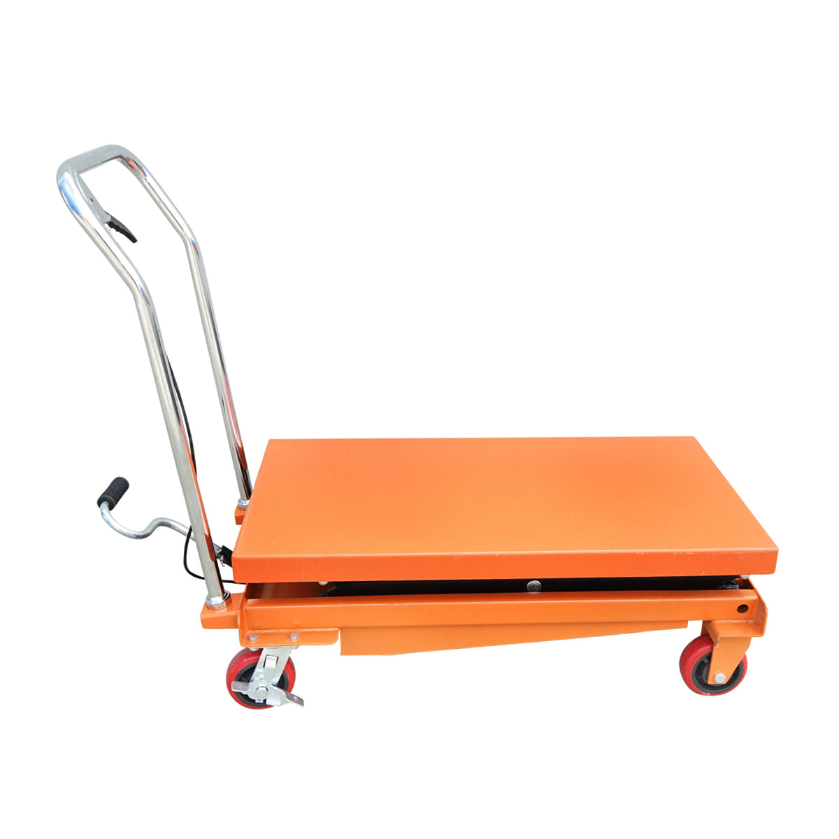 Tavolo di lavoro idraulico mobile, portata 500 kg, altezza 900 mm (a forbice). - immagine 2