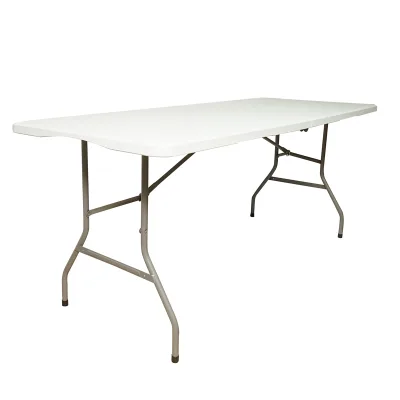 Tavolo pieghevole da giardino con maniglia 180x70x74 cm - immagine 2
