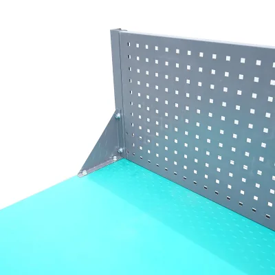 Tavolo, banco da lavoro per officina con pannello forato 1200x750x800+450mm - immagine 6