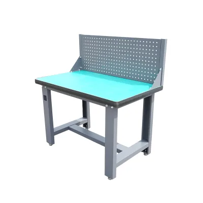 Tavolo, banco da lavoro per officina con pannello forato 1200x750x800+450mm - immagine 2