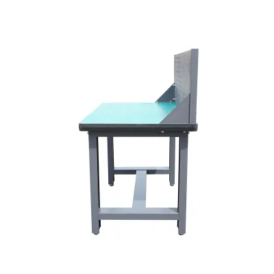 Tavolo, banco da lavoro per officina con pannello forato 1200x750x800+450mm - immagine 4