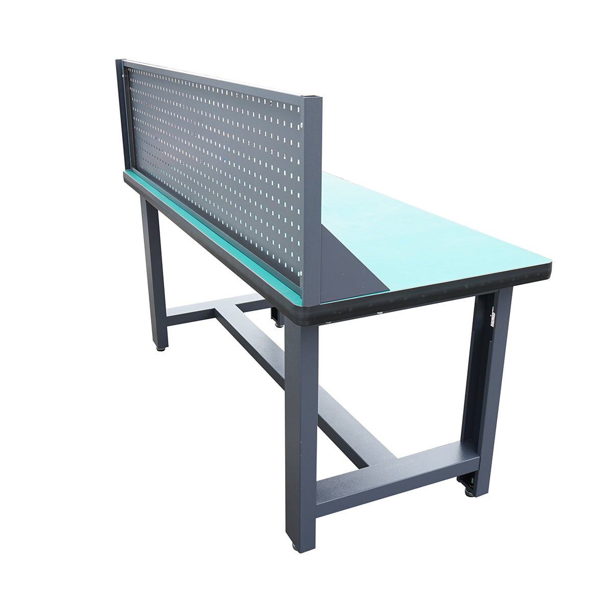 Tavolo, banco da lavoro per officina con pannello forato 1800x750x800+450mm - immagine 5