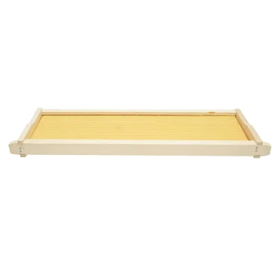 Telaio per arnia in legno con favo in plastica tipo Dadant, dimensioni 483x448x159 mm - immagine 3