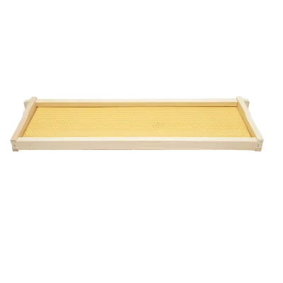 Telaio per arnia in legno con favo in plastica tipo Dadant, dimensioni 483x448x159 mm - immagine 2