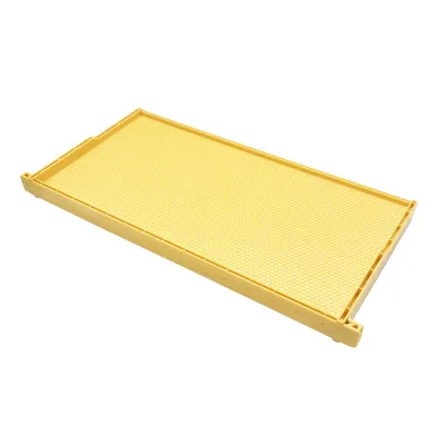 Telaio per arnia in plastica gialla, dimensioni 483x448x232 mm. - immagine 3