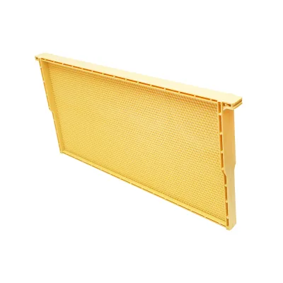 Telaio per arnia in plastica gialla, dimensioni 483x448x232 mm. - immagine 2