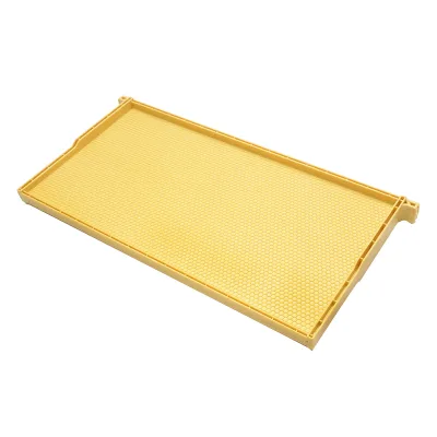 Telaio per arnia in plastica gialla, dimensioni 483x448x232 mm. - immagine 4
