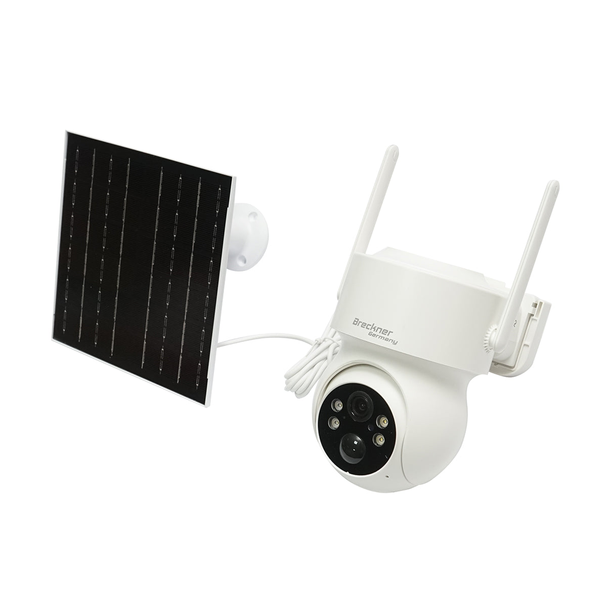 Telecamera di sorveglianza 4 MP con pannello solare 5W, batteria 18650 a ricarica rapida, WIFI 2.4 GHz, rotazione 360° PTZ con sensore di movimento, rilevamento umano PIR, allarme, visione notturna e applicazione iCSee - immagine 3